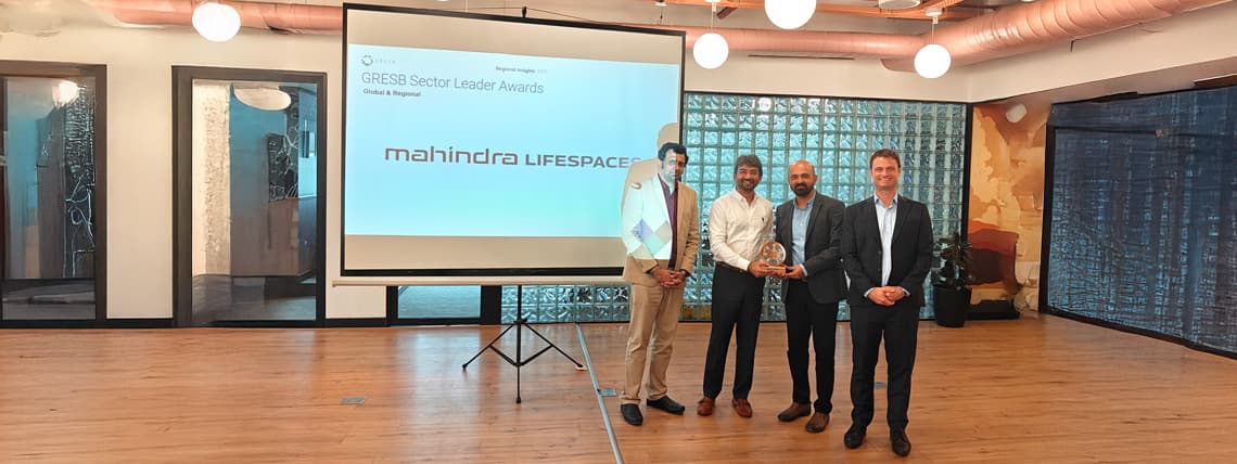 Mahindra Lifespaces Named Among Global and Regional Sector Leaders by GRESB in 2025