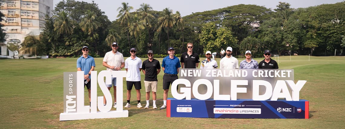 Mahindra Lifespaces Sponsor New Zealand Cricket’s Golf Day Event at Willingdon Club, Mumbai