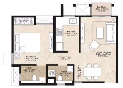 1bhk-c