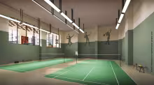 Twobadmintoncourt