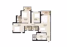 Rainforest Unit Plans_TOWER N1 - 3 BHK LUXURY