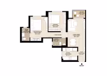 Rainforest Unit Plans_TOWER N4 - 2 BHK PREMIUM