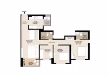 Rainforest Unit Plans_TOWER N5 - 2.5 BHK PREMIUM (B)